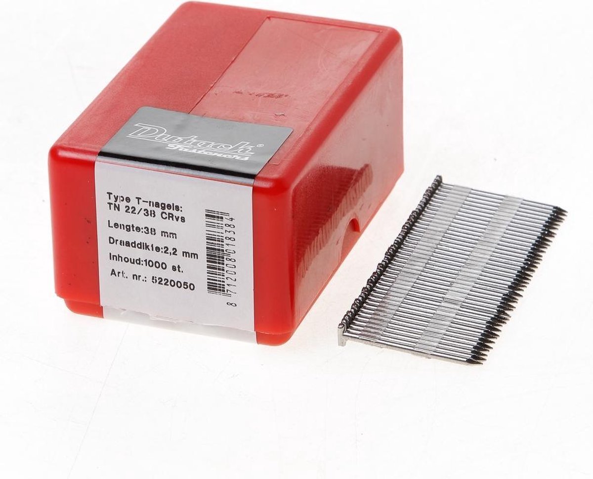 Haubold Dutack T-nagel RVS 2.2 x 38mm