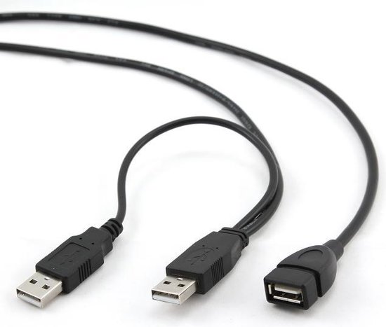 ring Tegenstrijdigheid Bedienen Gembird Dubbele USB 2.0 A-stekker A-socket 1.8m verlengkabel | bol.com