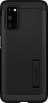 Samsung Galaxy S20 Hoesje - Spigen - Tough Armor Serie - Hard Kunststof Backcover - Zwart - Hoesje Geschikt Voor Samsung Galaxy S20