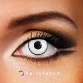 Partylenzen - White Manson - jaarlenzen met lenshouder - kleurlenzen Partylens®
