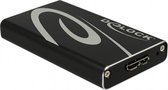 DeLOCK externe behuizing voor mSATA SSD (full size) - USB3.0 / zwart