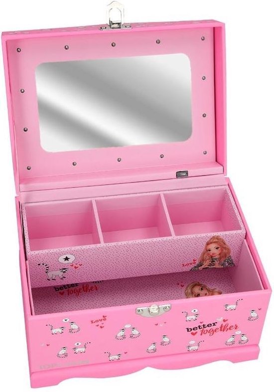 Top Model Jewellery Box With Light (410947) /Kids Accessories /Pink bol