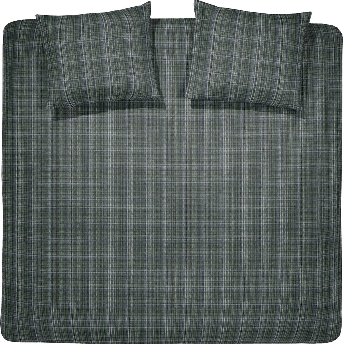 Damai Dekbedovertrekset bio katoen signore forest green 2 persoons dekbedovertrek 200 x 200 cm + 2 slopen 80x80 cm