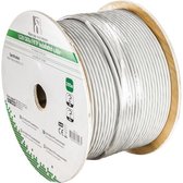 Deltaco S/FTP Kabel Cat7 Massief 305m Grijs LSZH Installatiekabel