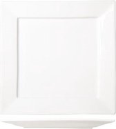 Napoli White Dinerbord 27x27cm (set van 6) En Yourkitchen E-kookboek - Heerlijke Smulrecepten