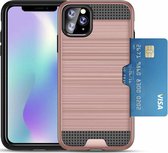 Apple iPhone 11 Pro Card Case | Roze | PC Hard | Wallet | Pasjeshouder