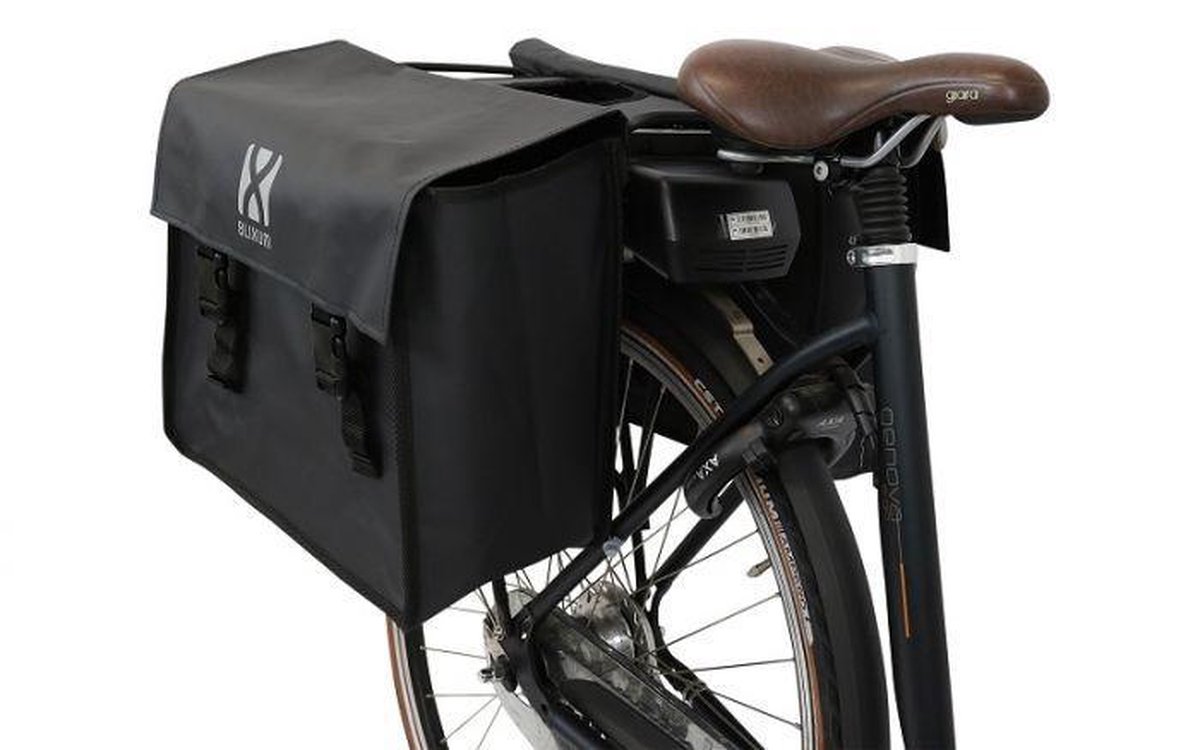 Dubbele fietstas Blixum Bisonyl XL Mat-zwart | bol.com