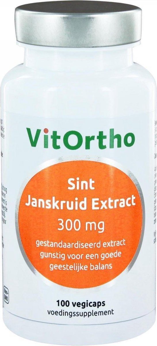 Goedkoopste VitOrtho Sint Janskruid extract 300 mg - 100 vcaps