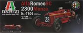 Italeri 4706 - ALFA ROMEO 8C 2300 Monza Klassieke auto miniatuur 1:12