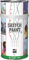 Whiteboardverf SketchPaint - wit glans 1L (6-8 m2) - Super kwaliteit