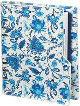 Kalpa 1016-78 Clipbook A5 Organiser Delft Blauwe Bloemen 1 week per 2 paginas 2023-2024-2025