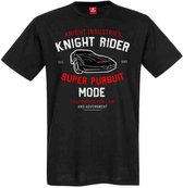 Knight Rider Heren Tshirt -M- SPM Zwart