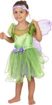 MODAT - Groene met paarse fee outfit voor meisjes - S (3-4 jaar)