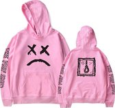 Lil Peep Hoodie Roze - Maat 2XL