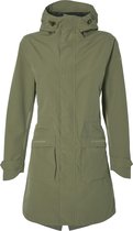 Basil Mosse Parka Regenjas Dames - Groen - Maat XL