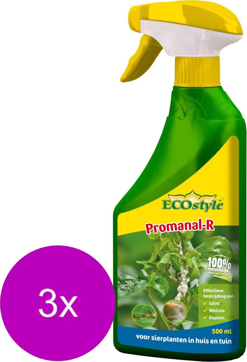 Ecostyle Promanal-R Gebruiksklaar - Gewasbescherming - 3 x 500 ml