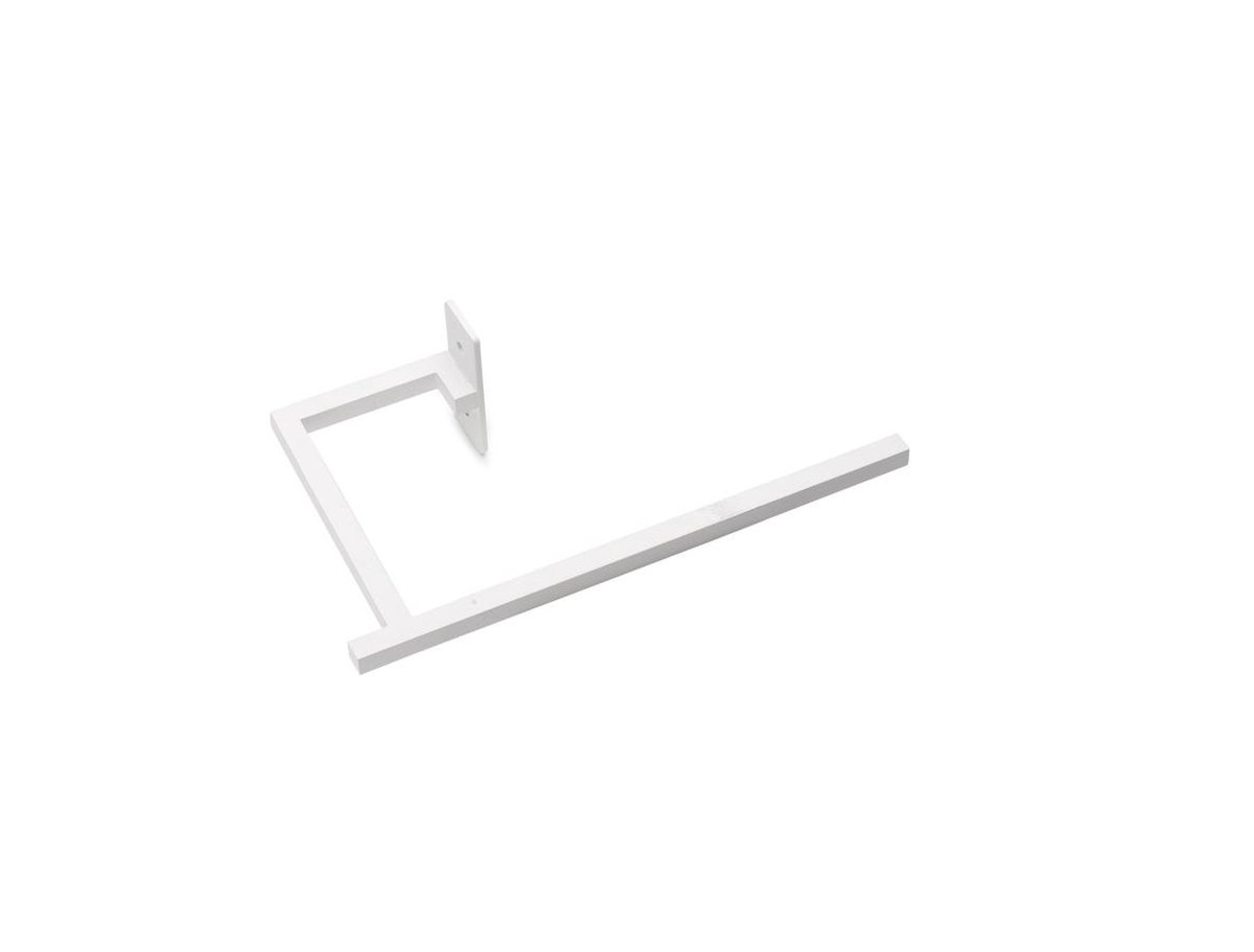 Vasco Beams handdoekbeugel - 24cm - wit structuurlak S600