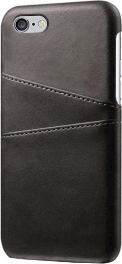 Étui à cartes Apple iPhone 5 / 5s / SE | Noir | Couverture arrière en cuir  PU |... | bol.com