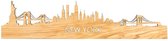 Skyline New York Eikenhout - 100 cm - Woondecoratie design - Wanddecoratie - WoodWideCities