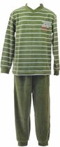 Lunatex velours peuter pyjama 29  - 92  - Groen