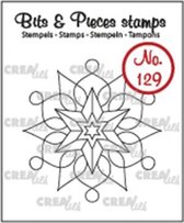 Crealies Bits & Pieces stempel no.129 sneeuwvlok A