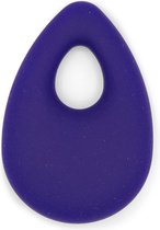 Druppel Bijtketting Kauwsieraad - Donkerblauw