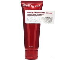 Recipe For Men - Hydraterende Gezichtscrème voor mannen met brons effect - Energizing Bronze Cream 75ml