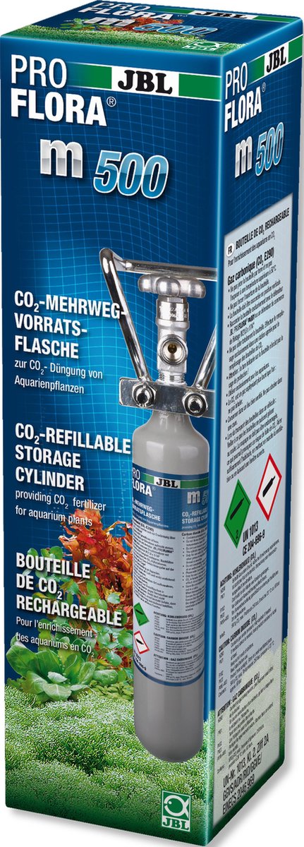 JBL ProFlora u502 CO2-bemestingssysteem + Hervulbare CO2-fles 500 gram  (combinatieset) | bol.com