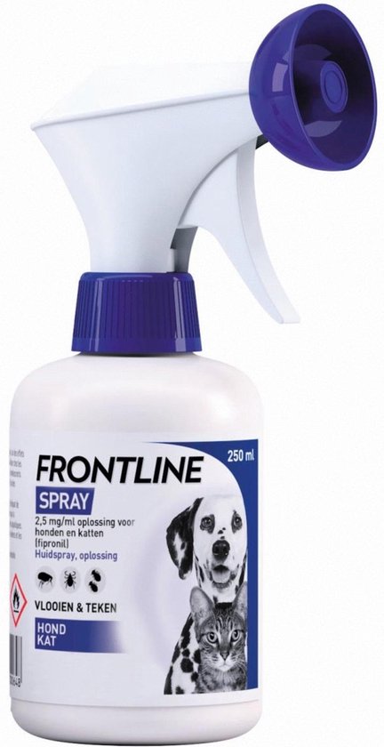 Frontline Spray Anti Vlooienmiddel en Tekenmiddel Kat