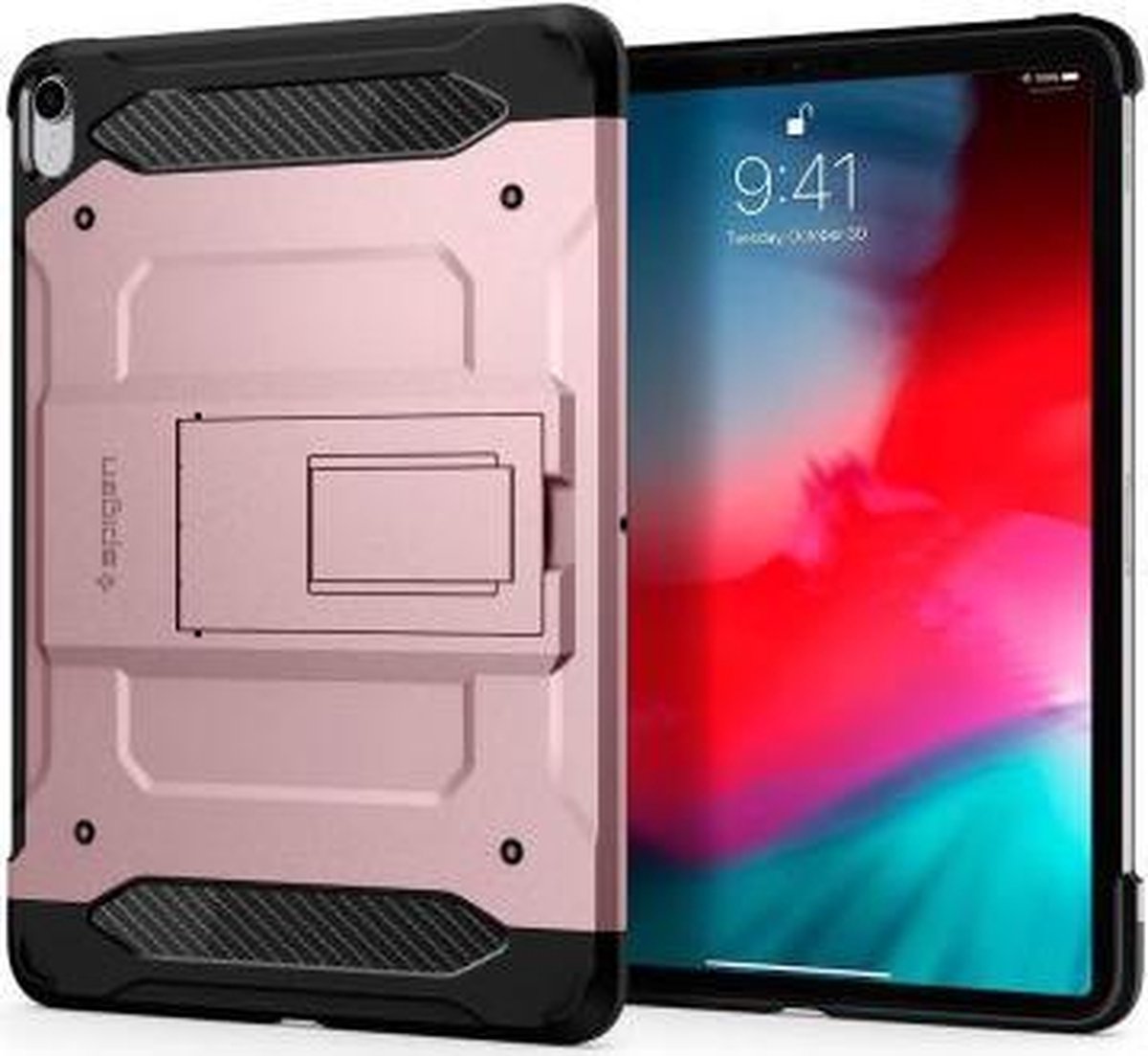 Spigen Tough Armor Case Apple iPad Pro 11 (2018) Roze Goud