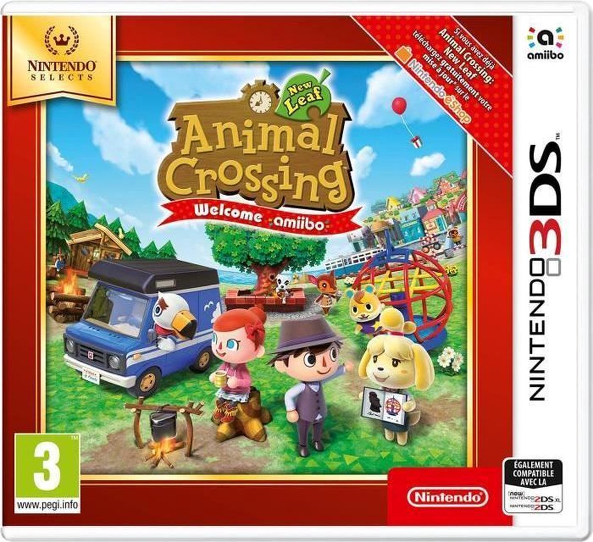 Animal Crossing New Leaf Welkom Amiibo - Nintendo 3DS - Selects - Nintendo