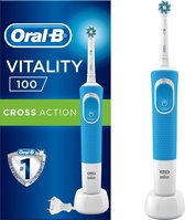 Oral-B Vitality 100  CrossAction  - Elektrische Tandenborstel Powered By Braun - Blauw