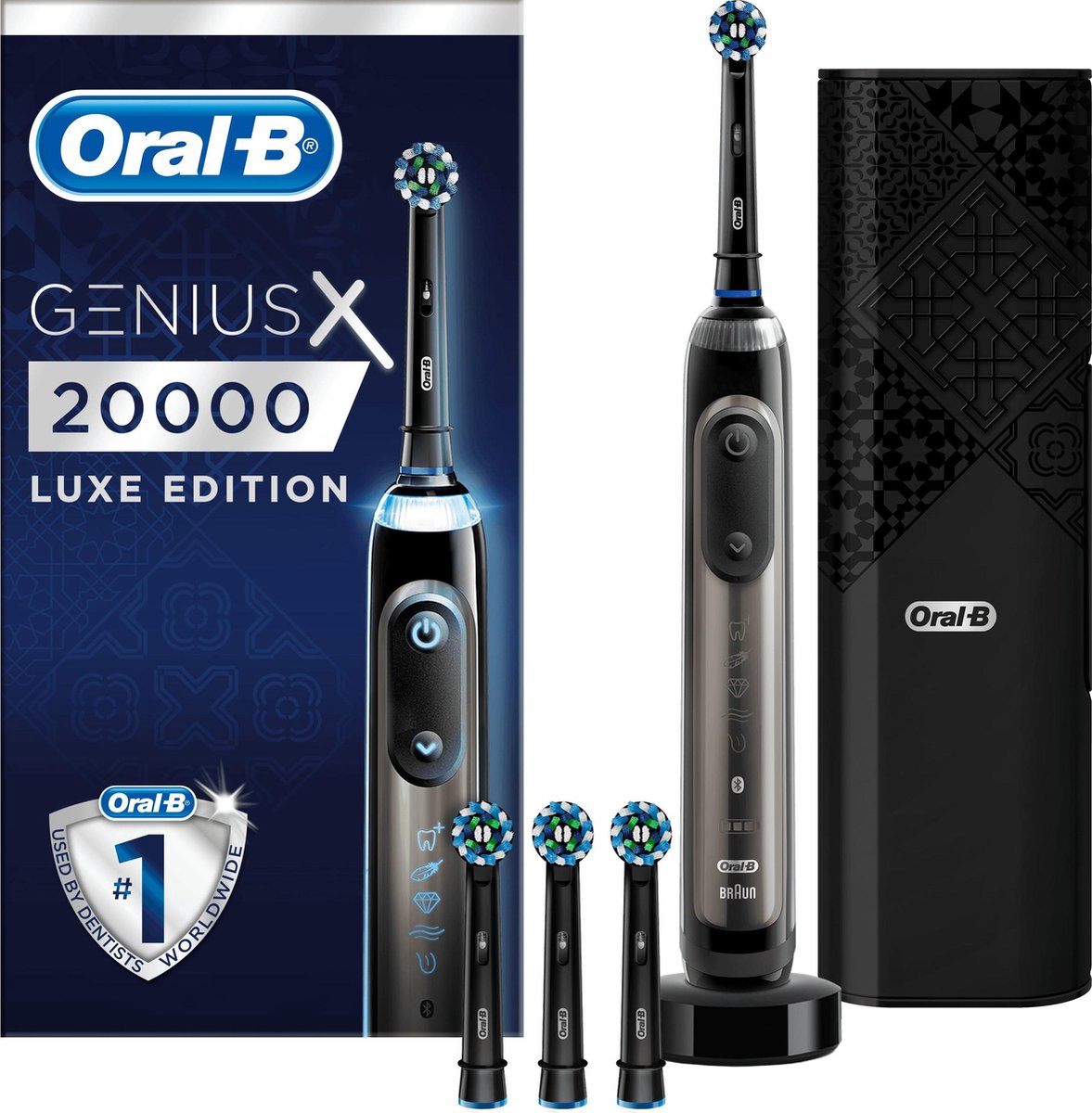 Oral-B Genius X 20000 - Luxe Edition Antracietgrijs - Elektrische Tandenborstel - 1... bol.com