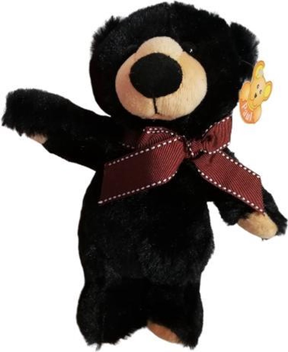 thumbnail: Famosa Softies Pluche Beer – 100 Cm Met Strik | Grote Knuffel Voor Kinderen