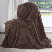 Beddensprei_sprei_kleur_Bruin_170X210cm_100% POLYESTER_