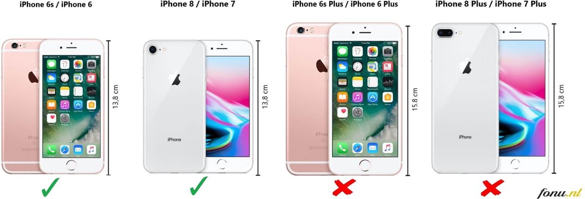 Zwart hoesje van Guess - Backcover - Soft Touch - iPhone 7-8 - Guess Collection