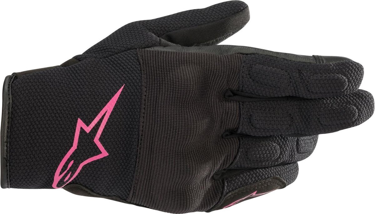 Alpinestars Stella S-Max Drystar Handschoenen Dames Zwart Fuchsia - Maat M - Handschoen