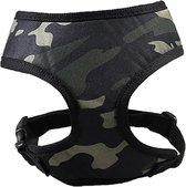 Luxyana Pets Hondentuig - M - 40-55 cm - Easy Step-in Hondenharnas - Camouflage
