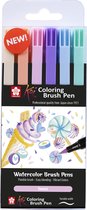 Sakura Koi Coloring Brush Pen set 6 - Sweets