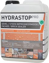 Gevel steen en metselwerk impregneer middel Hydrastop Pro 2.5 liter - gevel impregneren geschikt voor het waterdicht maken van steen, beton en voegen