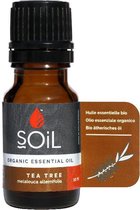 Soil Biologische Etherische Tea Tree Olie - 2 maal 10 Ml - Organic Melaleuca Alternifolia - Acne - Schimmelnagels