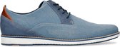 Sacha - Heren - Lichtblauwe casual veterschoenen - Maat 42