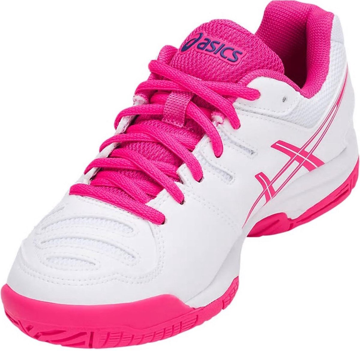 Asics Sportschoenen - Maat 37 - Meisjes - wit/roze | bol.com