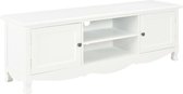 Tv-meubel 120x30x40 cm hout wit