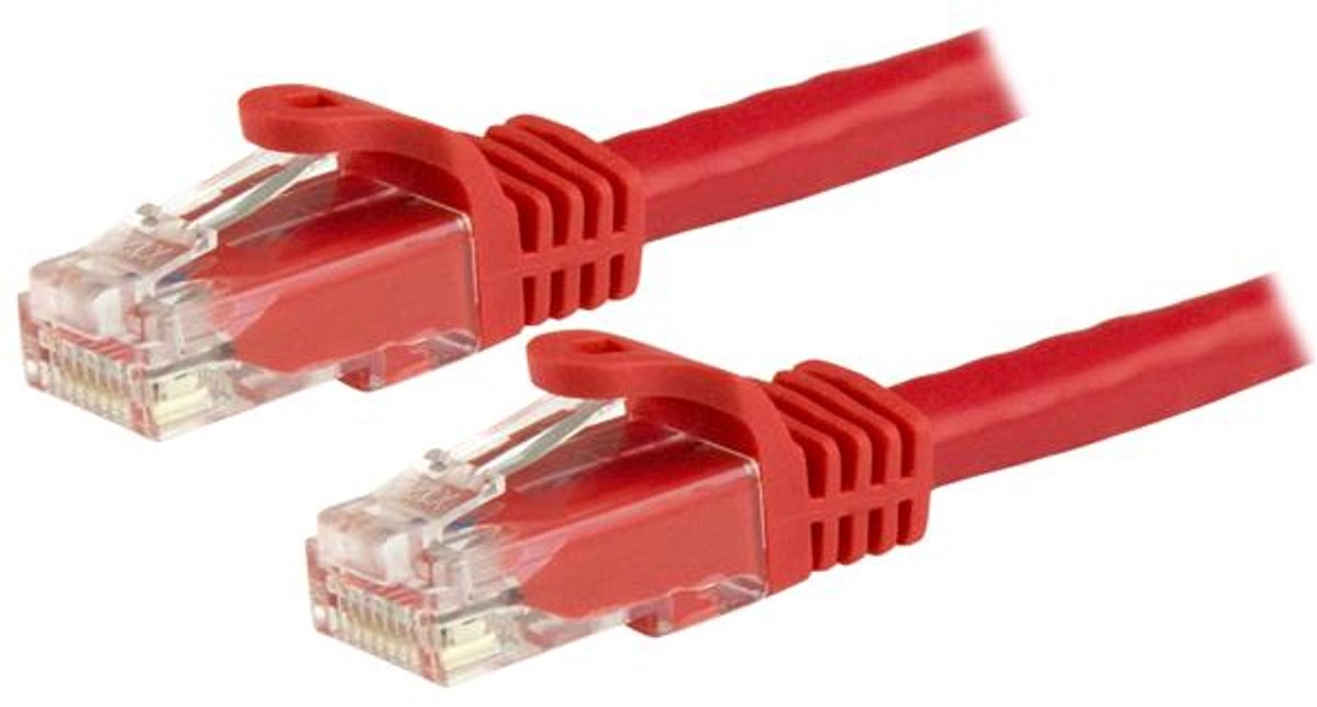UTP Category 6 Rigid Network Cable Startech N6PATC7MRD Red 7 m