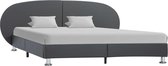 Bedframe kunstleer grijs 160x200 cm