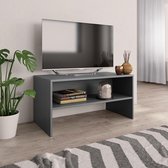Tv-meubel 80x40x40 cm spaanplaat grijs