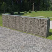 Schanskorfmuur met deksels 600x50x150 cm gegalvaniseerd staal