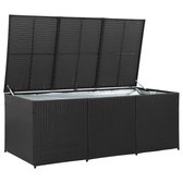 Tuinbox - Polyethyleen - Zwart - 180x90x75 cm