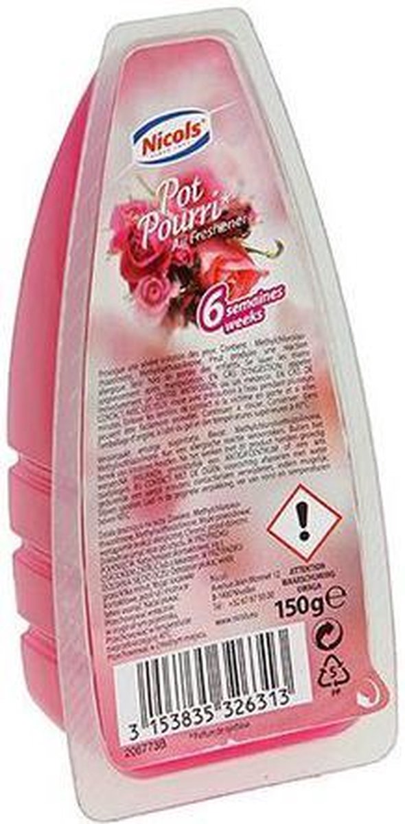 Nicols Luchtverfrisser Gel Potpourri - 150gr